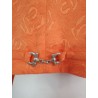 Spencer orange à fleurs en relief T 44 Philippe Carat - Détail dos