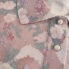 Pull rose poudré aux fleurs pastels T 48 Omont - Détail