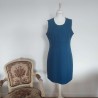 Robe chasuble hiver bleue T40 Somewhere