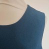 Robe chasuble hiver bleue T40 Somewhere - détail