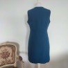 Robe chasuble hiver bleue T40 Somewhere - dos