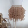 Jupe beige en tulle ondulé TU Molly Bracken - dos