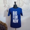 T-shirt bleu roi Big Fun Now T M denali.be
