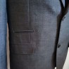 Veste de costume grise T 50 Sylvio Bossi - Boutons et poches