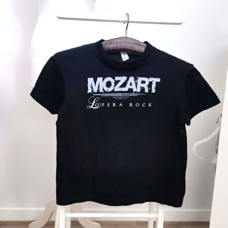 T-shirt noir Mozart Opéra rock 10 ans Sol's