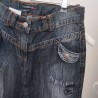 Sarouel court en jeans foncé 16 ans Rosebud Girl - Détail