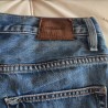 Jeans denim moyen T 32 Quiksilver - Etiquette cuir