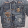 Veste en jeans used 26 mois Tony Boy - Ecussons