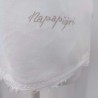 Chemisette en lin blanc à plis religieuses T L Napapijri - Broderie