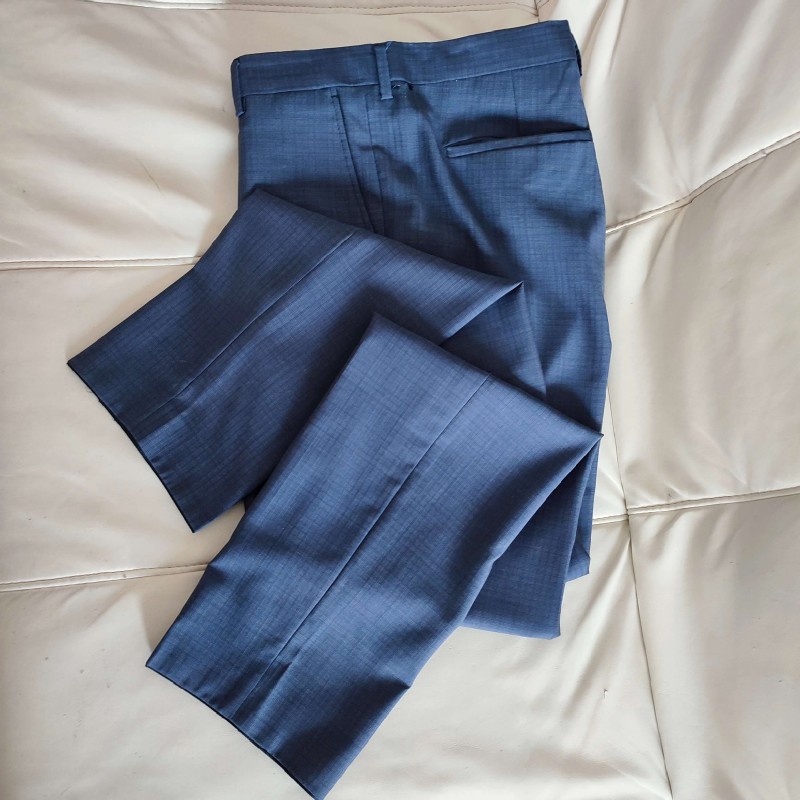 Pantalon de ville bleu ardoise T 46 Tommy Hilfiger