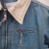 Blouson Bleu pétrole zippé 4 ans Camaïeu - Détail