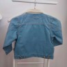 Blouson Bleu pétrole zippé 4 ans Camaïeu - Dos