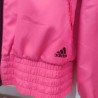 Veste de sport rose fluo à bandes noires pailletées 14 ans Adidas