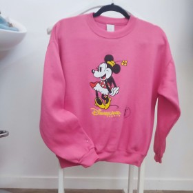Sweater rose vif Minnie 10-12 ans Disney