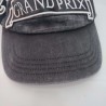 Casquette noire used Grand Prix - Détail