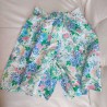Jupe-culotte à fleurs multicolores T 38 Bem's - à plat