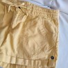 Short en lin jaune T 36 K Woman - Détail