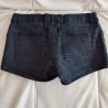 Short en jeans noir à minis pois  T 36 H&M - Arrière