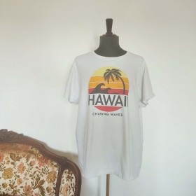 T-shirt blanc Hawaï T XXL Cool Vibes