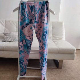 Legging de sport pastel rose et bleu 13-14 ans Adidas