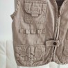 Gilet Aventurier beige 6 ans Country For Kids - Détail