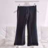 Pantalon noir rayé violet 8 ans Caprice de Fille - Arrière