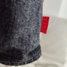 Manteau en jeans noir 6 ans Elle - Détail