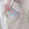 Robe fleurie blanche et pastels T 36 EDC - Auréole aisselle