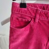 Pantalon velours slim rose fuschia 8-9 ans Gap Kids - Détail