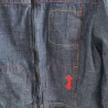 Blouson fin en jeans foncé 14 ans DDP - Détail