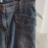 Pantacourt en jeans grisé 10 ans Okaïdi - Détail