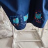 Poncho d' hiver bleu marine 6 ans Marèse - Motifs arrière base