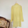 Tunique ou robe-chemise jaune T XXL - Dos