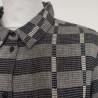 Chemise à quadrillage gris et noir T 38 Only - Détail