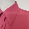 Chemise longue rose fuschia T 3 Impact - Col long