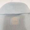 Veste en tricot bleu ciel T 2 Le Petit Baigneur - Détail étiquette marque dos