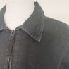 Veste en jeans foncé zippée T 42 Adèle Joris - Col