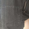 Veste en jeans foncé zippée T 42 Adèle Joris - Poche