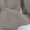 Veste beige cendré T 44 Alain Manoukian - Broderies avant-bras + 1 micro-tache