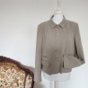 Veste beige cendré T 44 Alain Manoukian