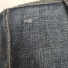 Veste en jeans foncé aux coutures vert anis T 42 Clockhouse - Petite usure