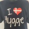 T-shirt bleu marine Hugge T XL Monogram Danmark - Motif