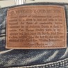 Jeans W 33 Buffalo David Bitton - Etiquette cuir