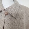 Veste bouclée beige chiné T 44 1un, 2deux, 3trois - Col