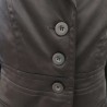 Veste de tailleur satinée noire T 3 La City - Taille