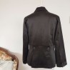 Veste de tailleur satinée noire T 3 La City - Dos