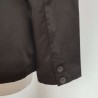 Veste de tailleur satinée noire T 3 La City - Poignet