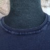 Pull bleu marine used T 3XL Shilton - Encolure