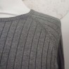 Pull chaussette gris T S Zara - Détail