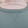 Sweater turquoise aux pastilles argentées T S Humanitee - Encolure